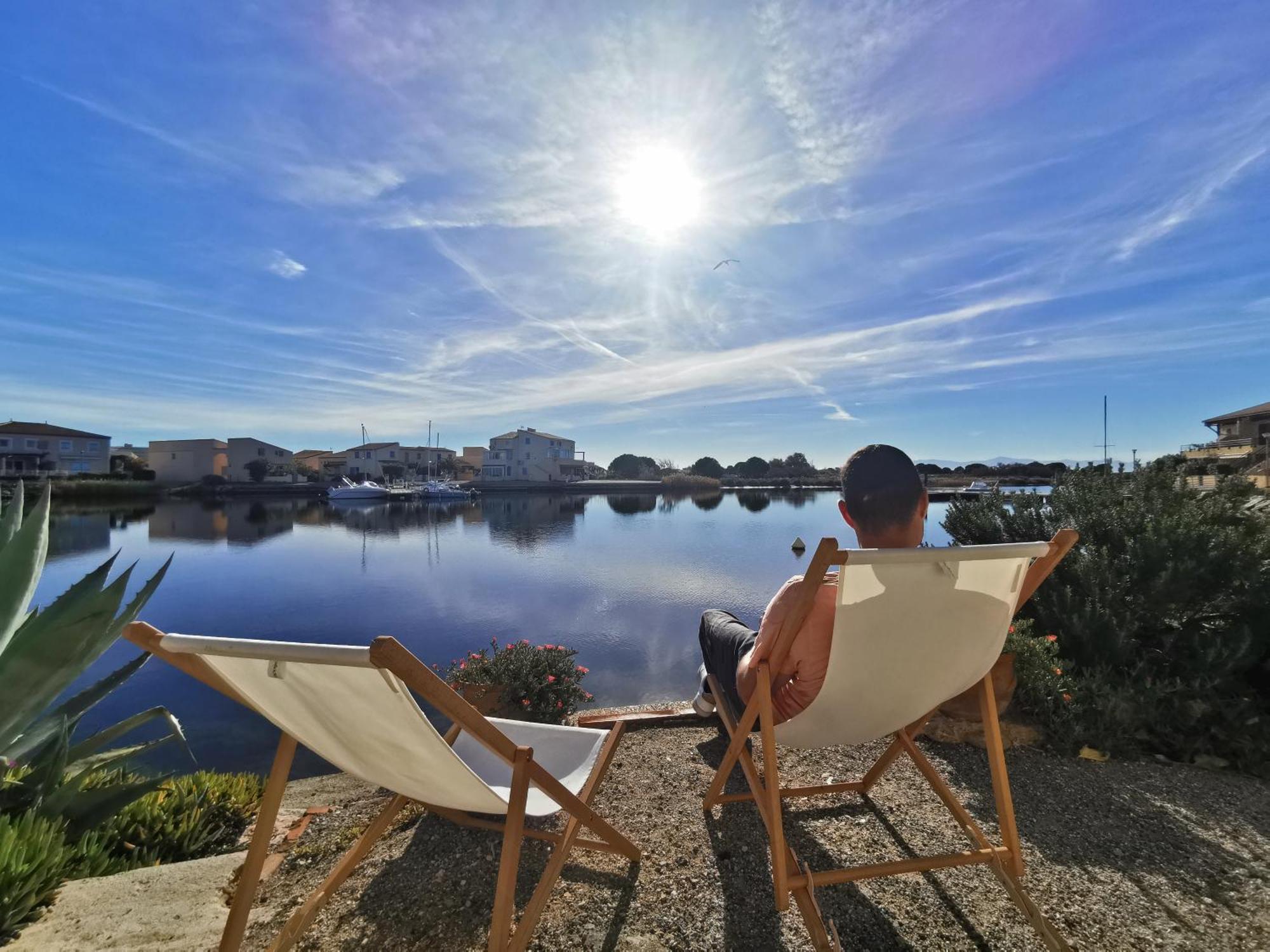 Appartement Coup De Coeur Les Pieds Dans L'Eau Le Barcarès Extérieur photo