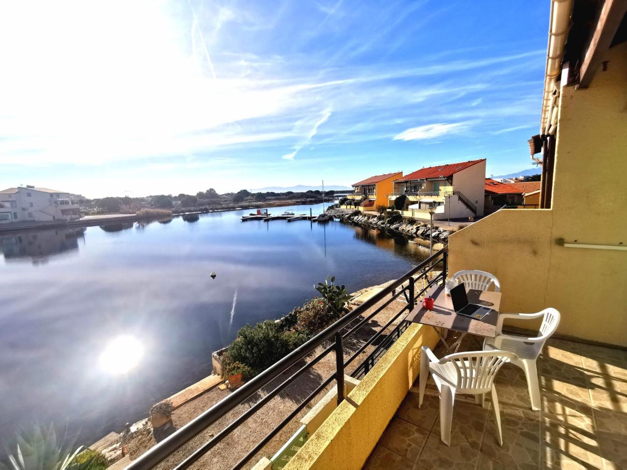 Appartement Coup De Coeur Les Pieds Dans L'Eau Le Barcarès Extérieur photo